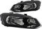 Halogen Scheinwerfer Set für POLO 09 (6R) Bj. 06/09- H4 mit Motor