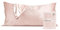 Kitsch Kissenbezug aus 100% Satin mit Reißverschluss, weicher als Seidenkissenbezug für Haar und Haut, kühlender Kissenbezug, Satin-Kissenbezug (King (1 Pack), Blush)
