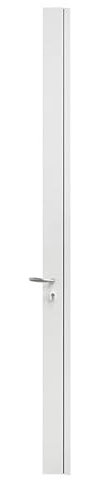 Serrure bandeau 5 points Blanche sans cylindre
