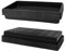 RooTrimmer Kunststoff Anzuchtschalen ohne Bodenlöcher, Pflanzschale, Anzuchttöpfe Pflanzwanne, 54.8 x 28.4cm Saatzucht Trays Pflanzenkeimung Ideal für Pflanzen, Anzuchten, Garten, 10 Stück, Schwarz
