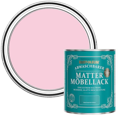 Rust-Oleum Pink Furniture Paint in Matt Finish - My Husband Said No 750ml