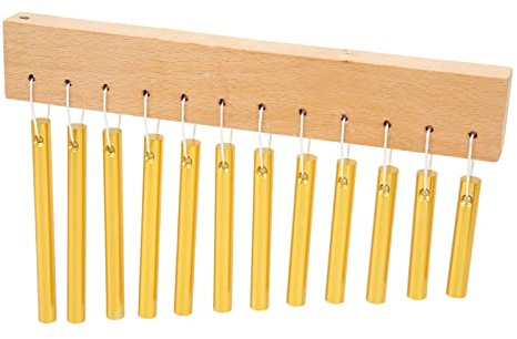 Single Row Bar Chimes, 12 Key Wind mit Chimes für Musik Im Klassenzimmer, Meditation, Yoga, Percussion Bells & Chimes