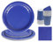 68pcs Dark Blue Tableware Set Decor, Navy Blue Paper Napkins Cups 7inch&9inch Paper Plates in Solid Color,Disposable Birthday Decorations for Him Her Men Women Kids Boys Girls Birthday Wedding Party