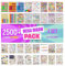 colortouch Sticker Set - 2500+ Stück, 32 Blatt Aufkleber Set für Monatsplaner - Organizer Stickers für Kalender, Planner, Agenda, Journal, Notizbuch - Stickeralbum, Dekorieren, Saisonal, Erwachsene