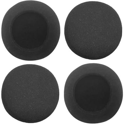 Xumann 4 PCS Headphone Covers,Replacement Earpad Foam Sponge Cover,Foam Earpads Designed for Most Standard Size Office Headsets