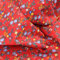 Stoff Meterware Blüten Blumen Pflanzen Baumwolle - 1 Meter, geblümt, Blumenstoff, Blümchen, Kissen, Bettwäsche, Kinder, Bekleidung, Sommer, Basteln, Nähen, Deko, DIY (Blumen Adela Rot)
