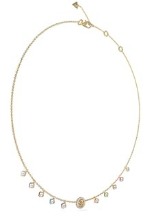 GUESS Halskette 4G Crush JUBN04150JWYGMCT-U Edelstahl, Silber, Kein Edelstein