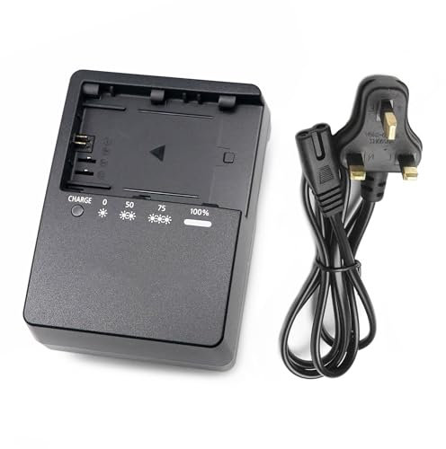 Camulti LC-E6E LC-E6 Battery Charger Fast Charging Compatible with Canon LP-E6NH LP-E6N LP-E6 LP-E6P LP-EL Battery EOS 70D 60D 5D 5DS 5D2 5D3 5D4 6D 7D 7D2 Mark II III