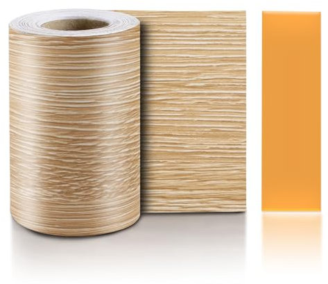 TECDW Ruban de Réparation Bois 10M X 10CM Adhésif de Autocollant Ruban De Sol En Grain De Bois Autoadhésive Imperméable Ruban de Papier Peint de Bois pour Meubles, Portes, Sols, Plinthe (Couleur - 6)