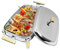 wanwanper Chafing Dish, 2.2L Speisenwärmer Warmhaltebehälter mit Deckel, Buffetwärmer Wärmebehälter für Speisen, Lebensmittelwärmer für Buffet, Catering, Party, Haushalt (Einteiliges Fach)