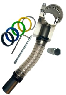Murerpoint Mortar Raking Starter Kit | Complete Angle Grinder Accessory Set with a Metal Guide Plate, Dust Extracting Hose, Chisel Attachment & More