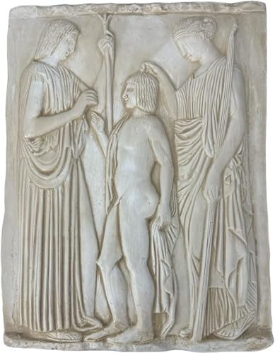 Göttin Demeter und Persephone Museum Kopie Skulptur Statue eleusinische Relief Wanddekor