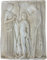 Göttin Demeter und Persephone Museum Kopie Skulptur Statue eleusinische Relief Wanddekor