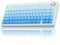 AULA F75 75% Wireless Mechanical Keyboard,2.4Ghz/Type-C/BT5.0 Gaming Keyboards,Advanced Structure,Side Engraved,RGB Backlight,Hot Swappable Custom Keyboard for PC/Mac (Blue)