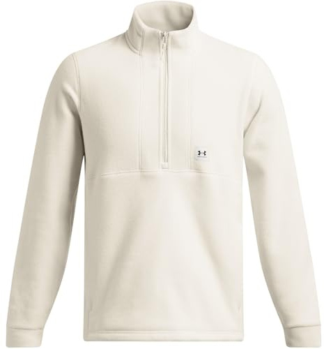 Under Armour Herren Expanse Fleece Half-Zip Laufbekleidung Sweatshirt White - Creme XL