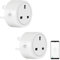 UseeLink Smart Plug Zigbee Timer Socket , Mini Remote Control Plug Works with Alexa, Google Home and SmartThings, Light Timers For Home Security, App Smart Life/Tuya, 13A 2 pack