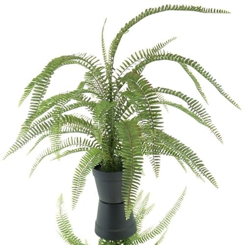 Gasper Boston Farn - Nephrolepis Grün 67 cm im Topf - Kunstpflanzen