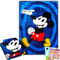 Mickey Mouse Kleinkinddecke für Jungen – Bündel mit hochwertiger weicher Mickey-Decke für Kleinkinder, Krippe oder Kindertagesstätte plus Aufkleber, mehr | Micky-Maus-Decke für Kinder