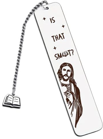 lustige Metall Lesezeichen, Bibel-Lesezeichen und Buch Anhänger, christliche Buchmarker Geschenke mit Geschenkbox für Frauen Männer Freunde Erwachsene, Lesezubehör für Buchliebhaber