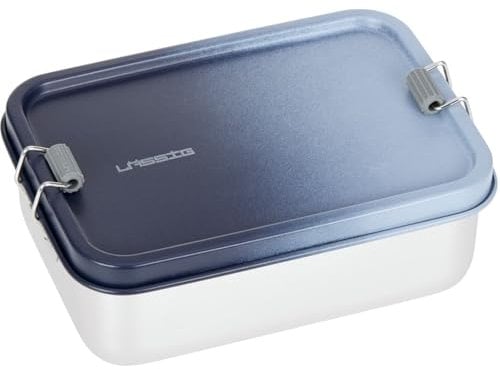 LÄSSIG Unique Lunchbox Stainless Steel Dark Blue/Light blue