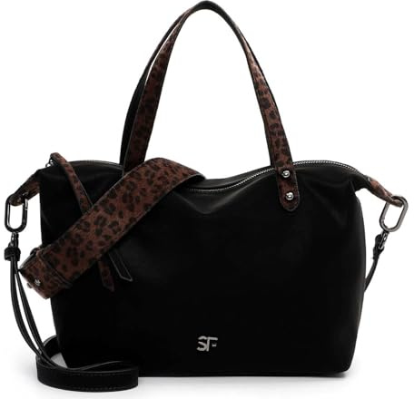 SURI FREY Schultertasche Umhängetasche SFY Sammy SC Cityshopper Black schwarz