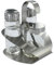 Fackelmann 46652 Ensemble pour sel et poivre et moutarde, set salière et poivrière, moutardier, salière, poivrier, Acier inoxydable, Verre, 8,5 x 3 cm, Inox, Transparent