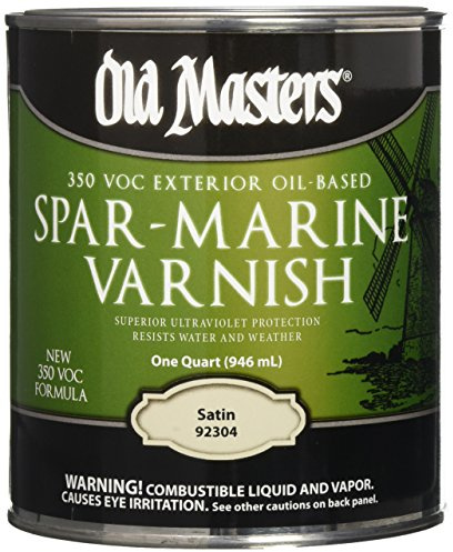 Old Masters 92304 Spar Marine Varnish, Satin