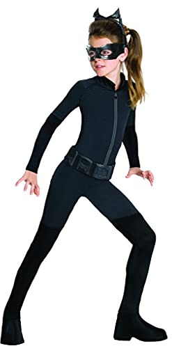 Rubies DC Batman The Dark Knight Rises: Catwoman Costume for Kids, Girls, Standard, Small
