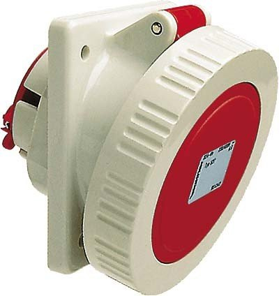Walther Werke Anbaudose schräg 63A 567 5P 400V 6h IP67 CEE-Anbausteckdose 4015609000845