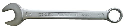 CONNEX Gabel-Ringschlüssel, abgewinkelt, Chrom Vanadium, 27 mm