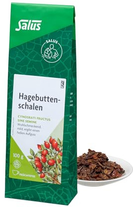 Salus - Hagebuttenschalten Tee - 1x 100 g Beutel - lose - Früchtetee - Cynosbati fructus sine semine - wohlschmeckend - mild - ergibt einen hellen Aufguss - bio