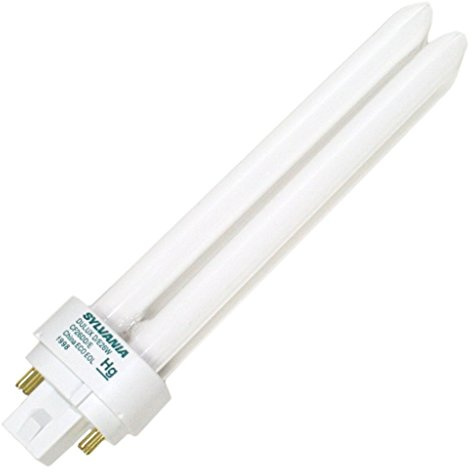 (10 Pack) Sylvania 20684 CF26DD/E/827/ECO 26-Watt 2700K 4-Pin Double Tube Compact Fluorescent Lamp