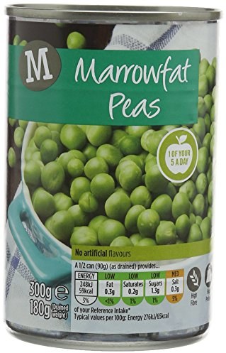 Morrisons Marrowfat Peas, 300 g, Pack of 24
