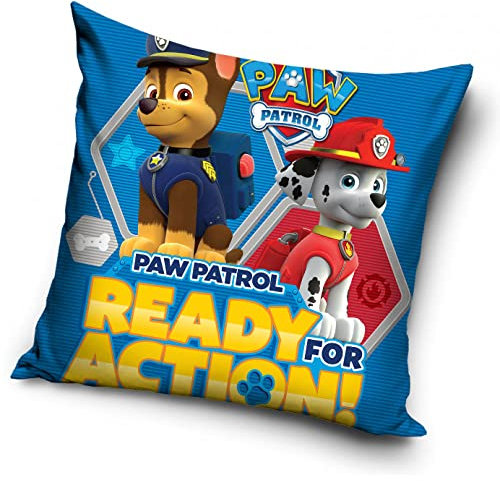 PAW Patrol Nickelodeon Kissenbezug Kissenhülle Pillowcase 40 x 40 CM (PAW16_2005)
