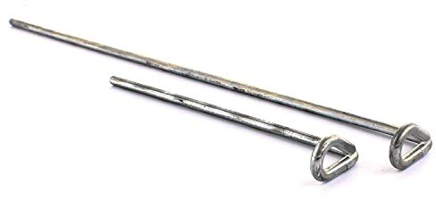 MKK - 17009-015 - Abhängedraht mit Haken Trockenbau Schnellabhänger Draht Spannfeder 100 Stk. Abhänger mit 90° Öse 375 mm