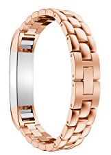 AISPORTS Kompatibel mit Fitbit Alta Armband für Damen Herren, Fitbit Alta Armband Edelstahl Verstellbares Sportarmband Metallschnallenarmband Ersatzarmband für Fitbit Alta/Alta HR Fitness Tracker