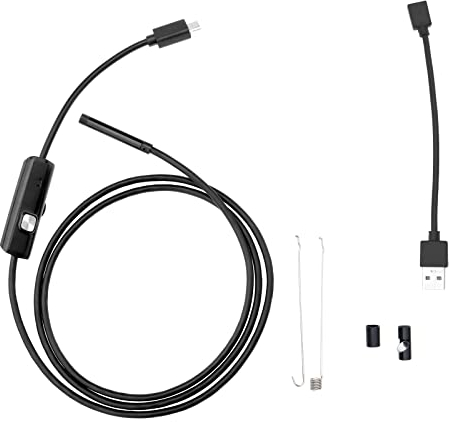 Usb Endoskop Inspektion Kamera Borescope Wasserdicht mit 6 LED Leuchten kompatibel mit Android Win XP/7/8/9/10 1M