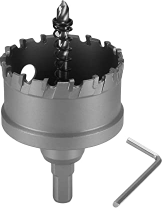 Utoolmart Kit de coupe de 58 mm de diamètre de coupe pour trou de 25 mm de profondeur de perçage pour scie cloche en acier inoxydable, alliage de cuivre, fer, métal, bois
