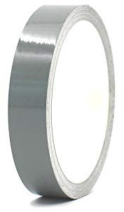 10m tira decorativa autoadhesiva para coche moto barco modelismo bicicleta muchos colores y anchos para la artesanía (Gris, 10mm)