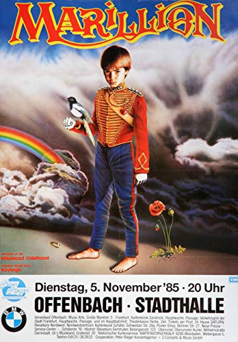 TheConcertPoster Marillion - Misplaced Childhood, Offenbach 1985 «