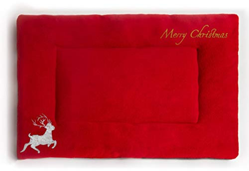 Yumira Weihnachten Hundedecke Katzendecke, weiche Flauschige warme Decke Hundebett Dicker Zwinger Käfig Sofamatte Schlafplatz für kleine mittlere Katze und Hund