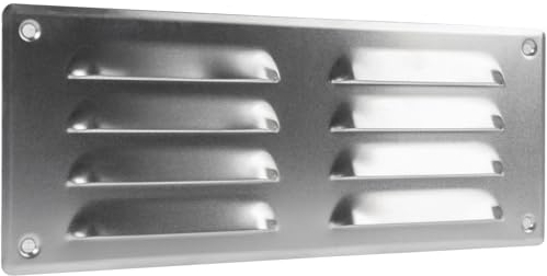 Vent Systems 260x105mm Aluminium Lüftungsgitter mit Insektengitter. HLK-, Heizungs-, Kühlungs- und Lüftungsanwendungen. Innen- und Außenentlüftungsabdeckung.…