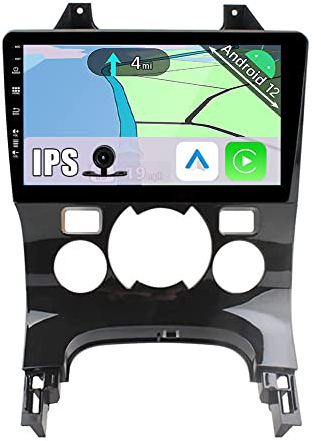 YUN TX Android 10 2 DIN Autoradio passend für Peugeot 3008 5008 [2009-2018] -2G + 32G - 9 Zoll - Kostenlose Kamera - Unterstützt Dab/Lenkradsteuerung/WiFi/Bluetooth 5.0/Mirrorlink/CarPlay
