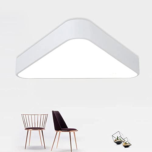 WFZRXFC LED-Unterputz-Deckenleuchte, einfaches Dreieck, energiesparend, in der Nähe der Deckenleuchte, LED-Deckenleuchte, DREI Farben optional (3000 K/4000 K/6000 K)