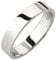 Ardeo Aurum Trauring Unisex Herrenring Damenring aus 375 Gold Weißgold in 5 mm Breite massiv Ehering Verlobungsring Modell 185 Größe 66
