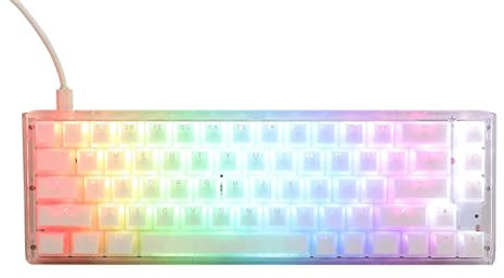 Ducky One 3 Aura White SF Gaming Tastatur, RGB LED - Gateron Baby Kangaroo (US)