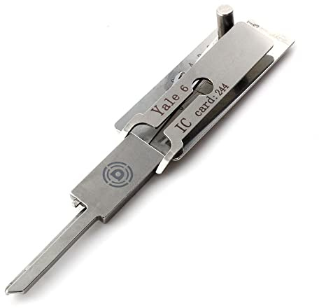 Dangerfield LiShi-Style Lock Pick + Decoder for 5 + 6 Pin Yale (Rim Cylinder)