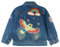 Peacolate 3-11Years Little Big Girls Embroider Rainbow Birds and Flowers Denim Jacket(4-5Years)
