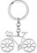 NEWEI Cadeaux Pour Les PassionnéS De VéLo Porte-clés Cute De VéLo De Route Moto Bijoux Bicycle Charmee Pour Les Femme Filles Accessoires De Voiture (VéLo De Route Argent)