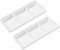 Housoutil 2 Pz 6 Pollice Bianco Puro Dip Vassoio In Ceramica Dip Con 3 Scomparti Rettangolare Diviso Ciotole Salsa Per Piatto Salsa Di Soia